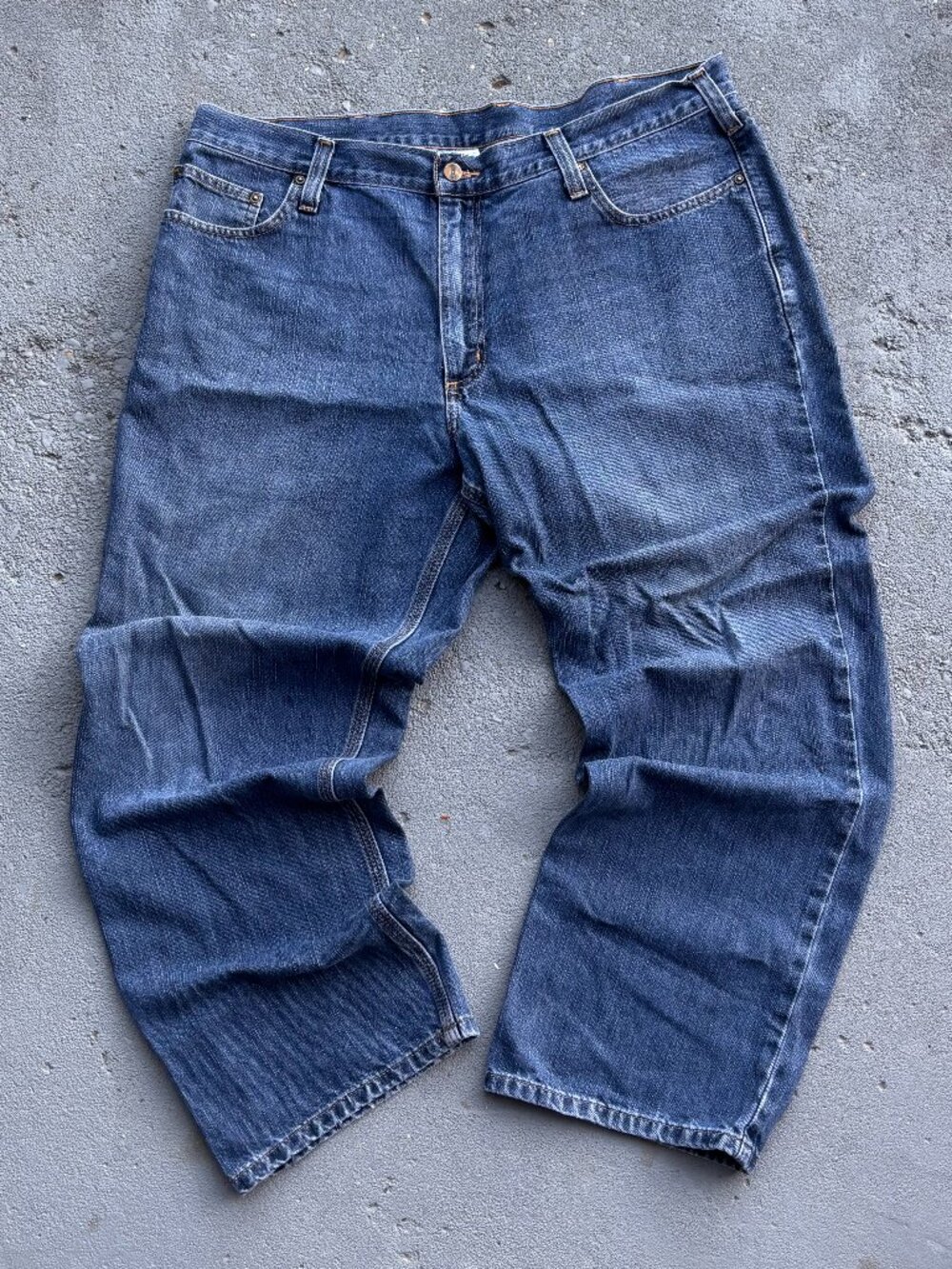 Carhartt Holter Jeans Mens 40x30 Relaxed Fit Blue Denim 101483-968